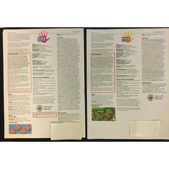 Kids Discover Magazine Lot of 6 Shelter Astronauts Jefferson Civil War - Picture 3 of 7